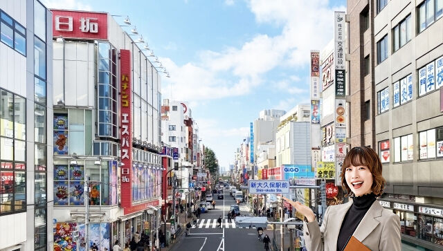 韓流好きが多い町新大久保